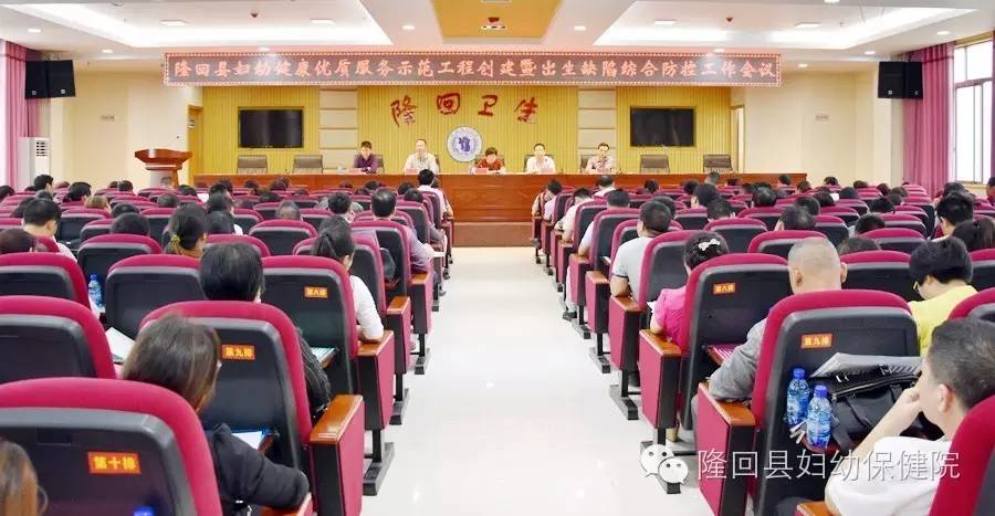 隆回县妇幼健康优质服务示范工程创建暨出生缺陷综合防控工作会议